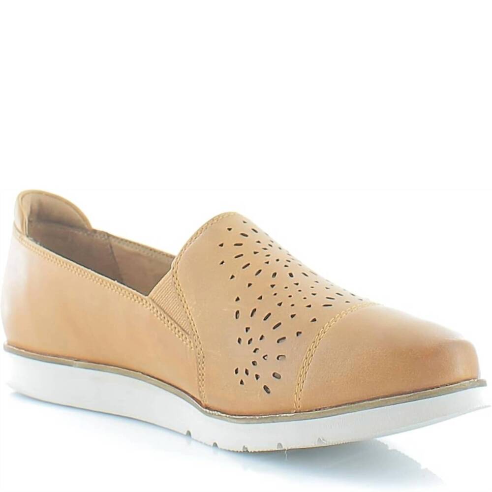 NEW ROCKPORT women's laci gore slip on shoes in honey